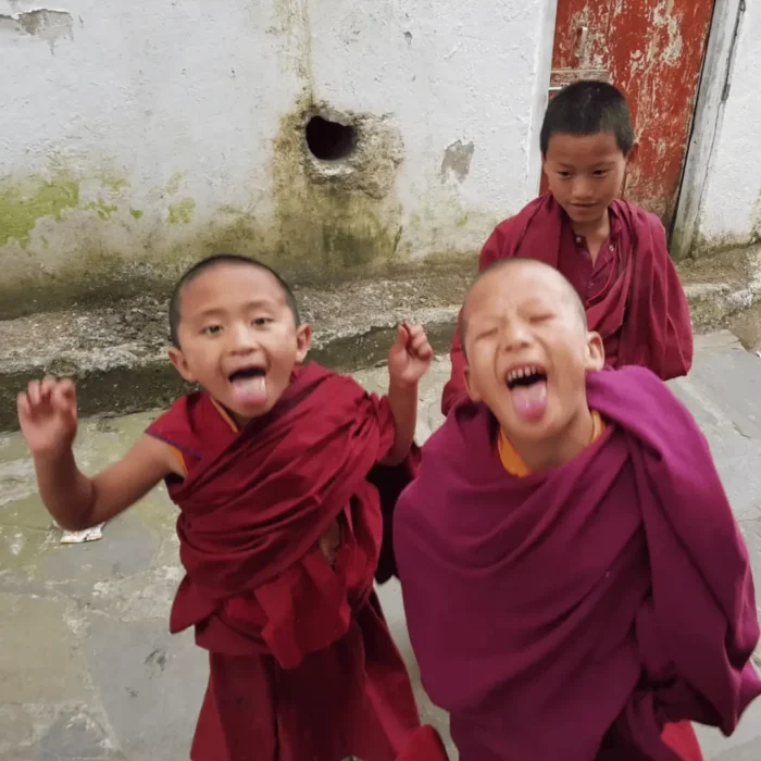 young monks in Spiti Valley