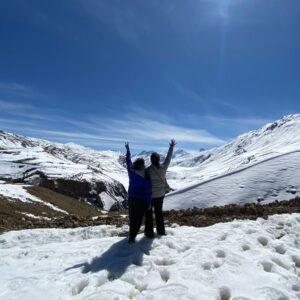 guests on winter spiti valley tour with YoloO Life