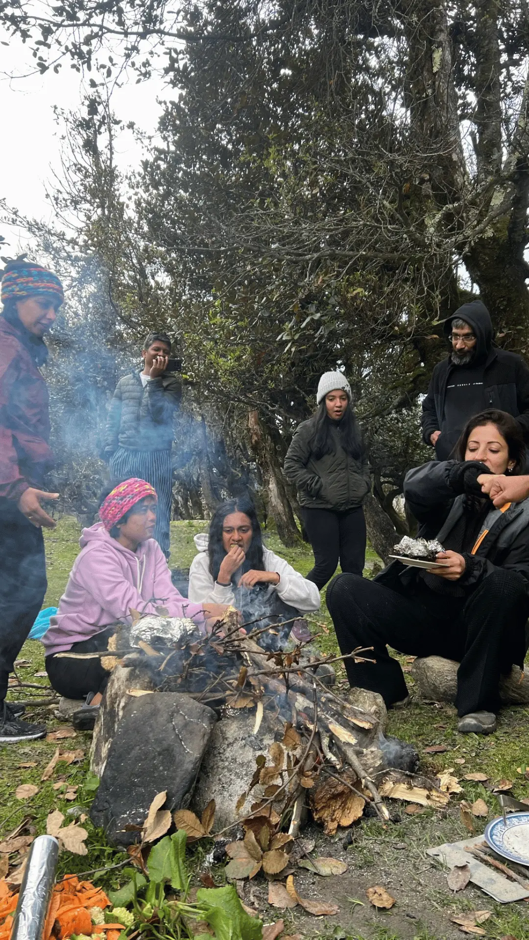 group of people at a picnic