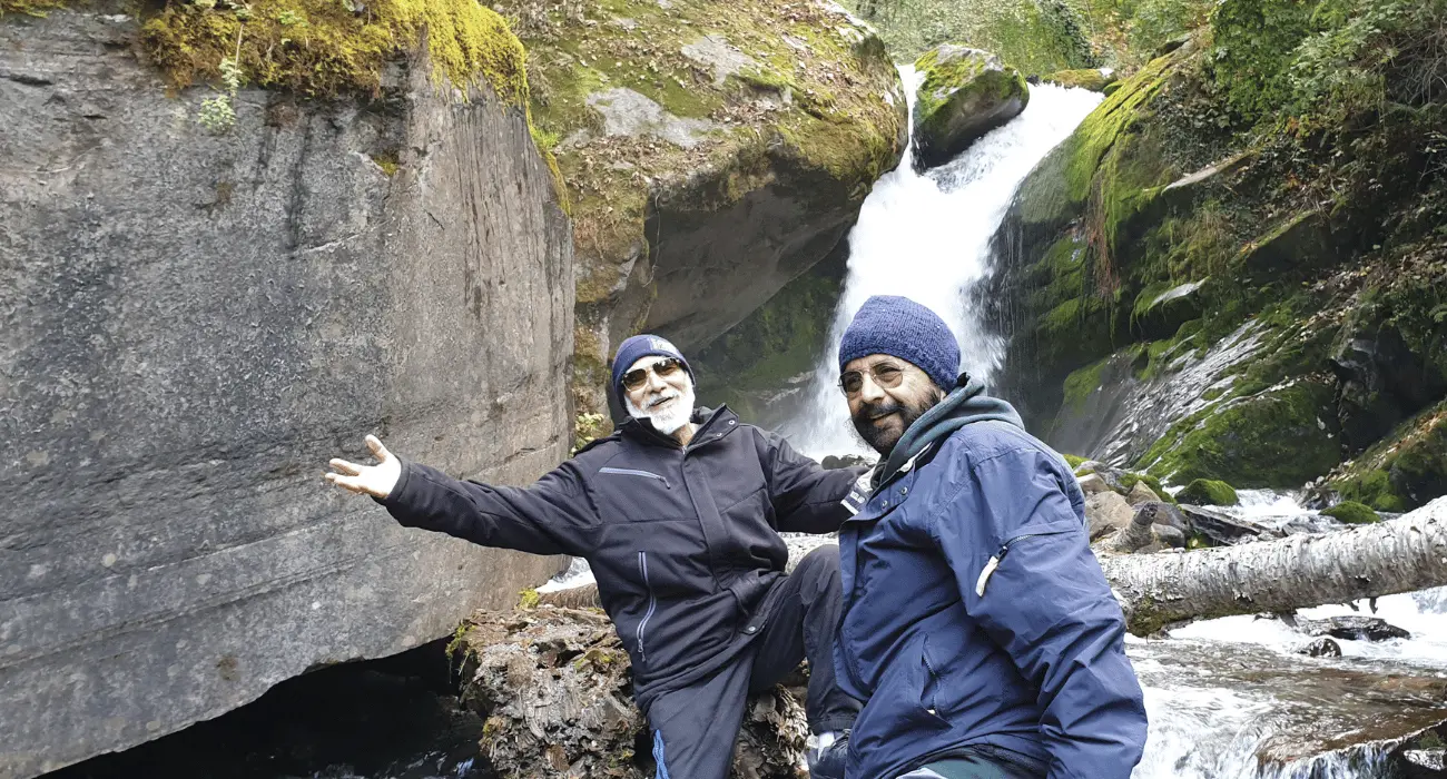 guests at Crystal Falls in VanVaas, Soil village, Manali